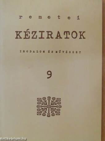 Remetei kéziratok 1993/2.