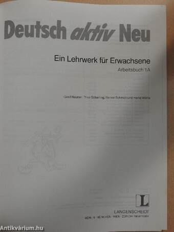 Deutsch aktiv Neu 1A - Arbeitsbuch