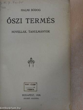 Őszi termés