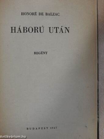 Háború után