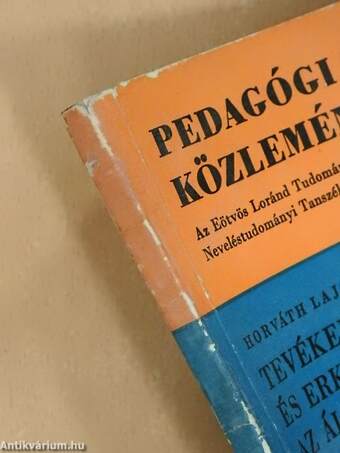 Tevékenységi rendszer és erkölcsi nevelés az általános iskola felső tagozatában