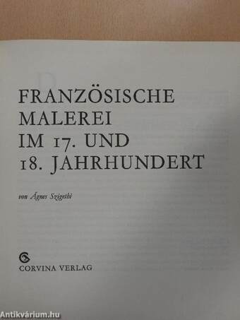 Französische Malerei im 17. und 18. Jahrhundert