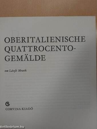 Oberitalienische quattrocento-gemälde