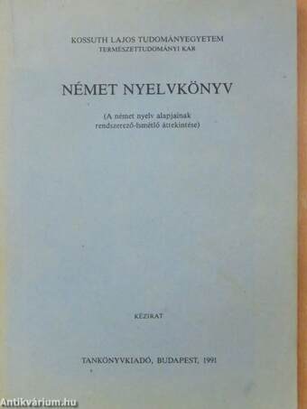 Német nyelvkönyv