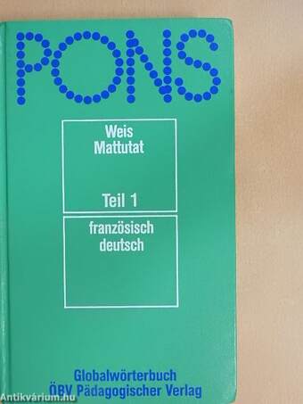 PONS-Weis Mattutat I-II.