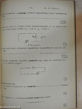 Általános iskolai témazáró mérőtesztek 8. osztály