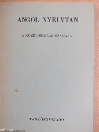 Angol nyelvtan