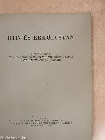 Hit- és erkölcstan