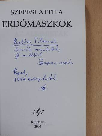 Erdőmaszkok (dedikált példány)