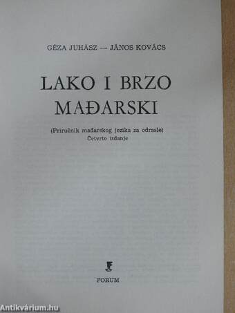 Lako i brzo madarski