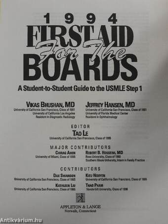 First Aid for the Boards 1994