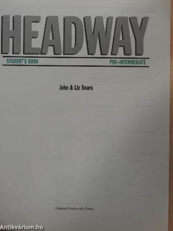 Headway - Pre-Intermediate - Student's Book/Workbook