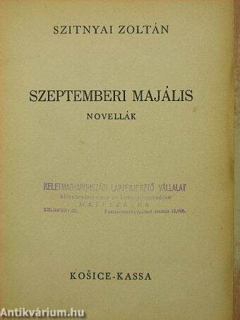 Szeptemberi majális