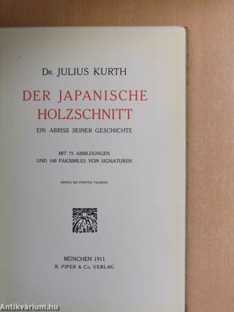 Der Japanische Holzschnitt