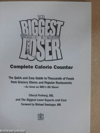 The Biggest Loser - Complete Calorie Counter