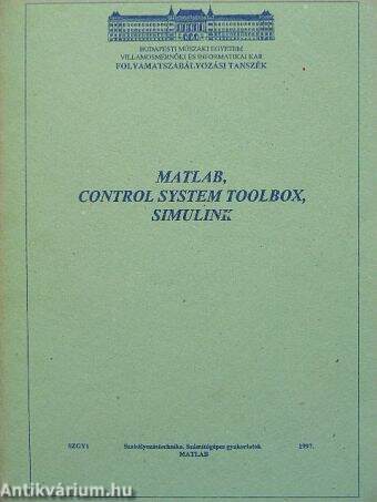 Matlab, Control System Toolbox, Simulink