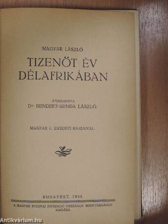 A magyar föld és története I-II./A magyar föld szerkezete/Tizenöt év Délafrikában/Afrika meghódítása/Magyar utazók Afrikában I-II.