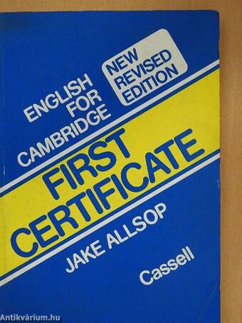 English for Cambridge First Certificate