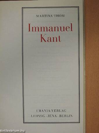 Immanuel Kant