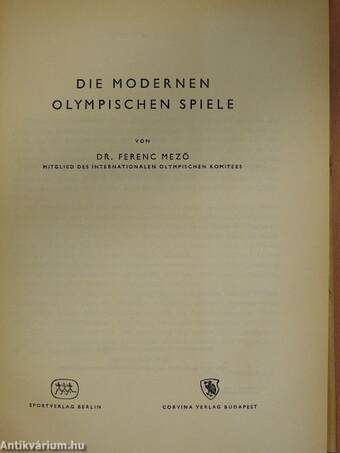 Die Modernen Olympischen Spiele