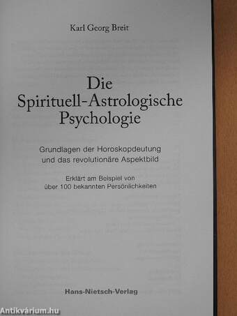 Die Spirituell-Astrologische Psychologie