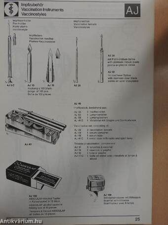 Aesculap Hauptkatalog/General catalogue/Catalogue general