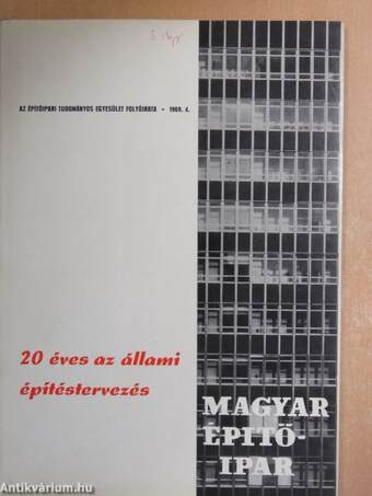 Magyar Építőipar 1969/4.
