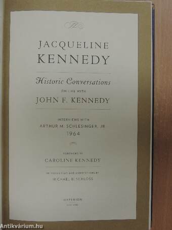 Jacqueline Kennedy: Historic Conversations on Life with John F. Kennedy - CD-vel