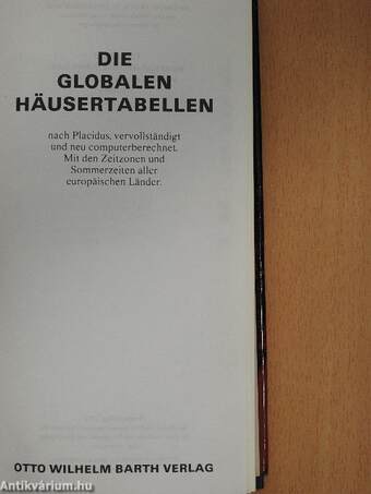 Die globalen Häusertabellen