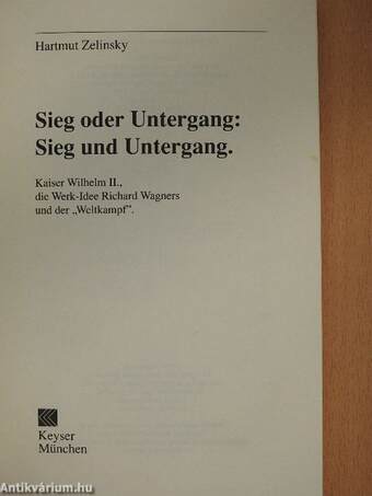 Sieg oder Untergang: Sieg und Untergang