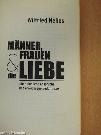 Männer, Frauen und die Liebe