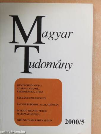 Magyar Tudomány 2000. május