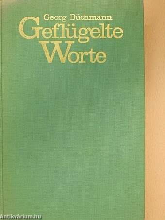 Geflügelte Worte und Zitatenschatz