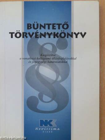 Büntető Törvénykönyv