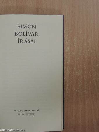 Simón Bolívar írásai