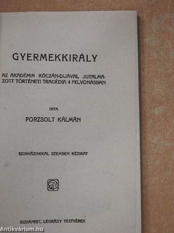 Gyermekkirály/A párbaj