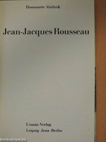 Jean-Jacques Rousseau