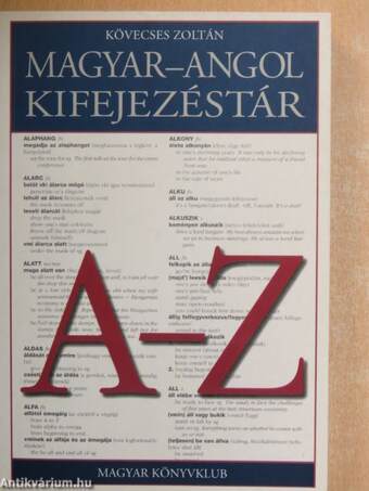 Magyar-angol kifejezéstár A-Z