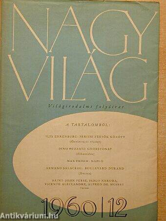 Nagyvilág 1960. december