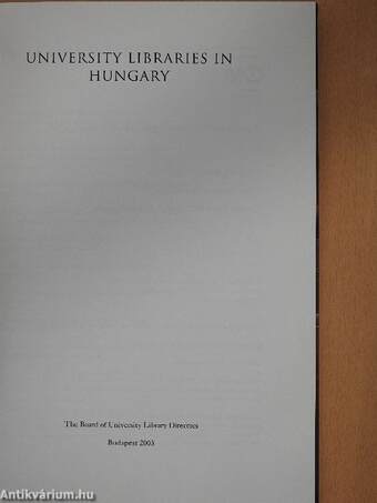 University Libraries in Hungary