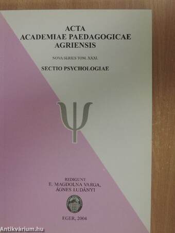 Acta Academiae Paedagogicae Agriensis