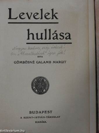 Levelek hullása