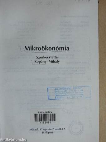 Mikroökonómia