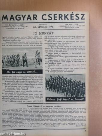 Magyar Cserkész 1938. szeptember-1939. augusztus/1939. szeptember-1940. augusztus