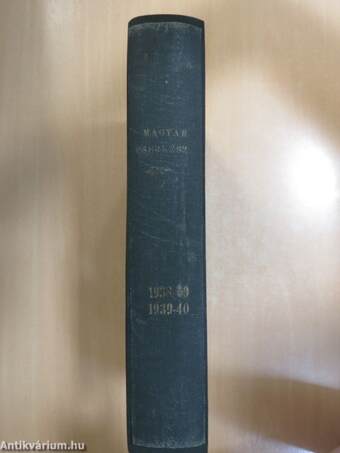 Magyar Cserkész 1938. szeptember-1939. augusztus/1939. szeptember-1940. augusztus