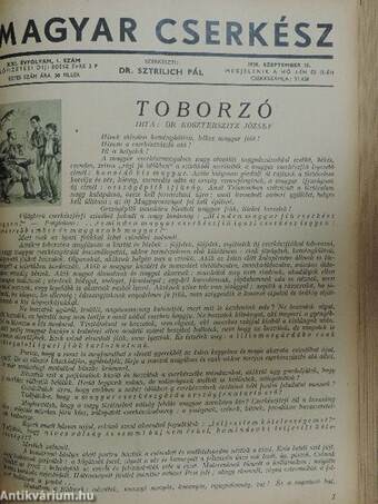Magyar Cserkész 1938. szeptember-1939. augusztus/1939. szeptember-1940. augusztus