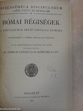 Római régiségek