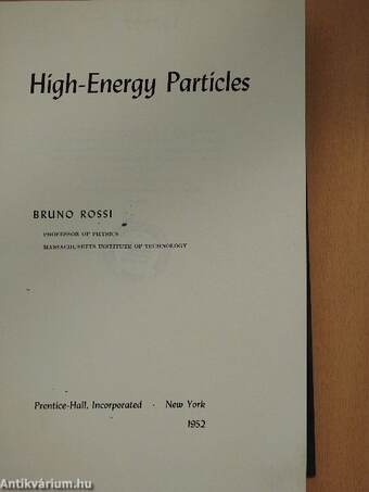 High-Energy Particles