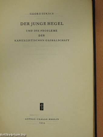 Der Junge Hegel