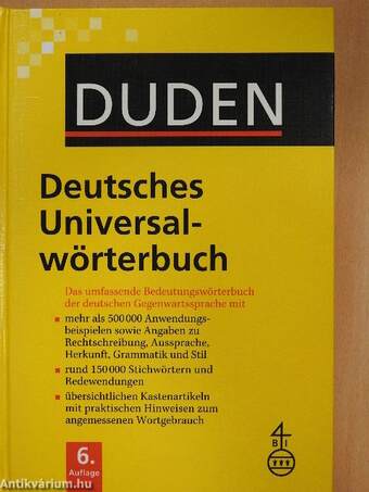 Duden - Deutsches Universalwörterbuch